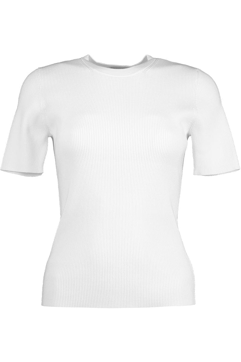MICHAEL KORS-Crewneck Tee - White-