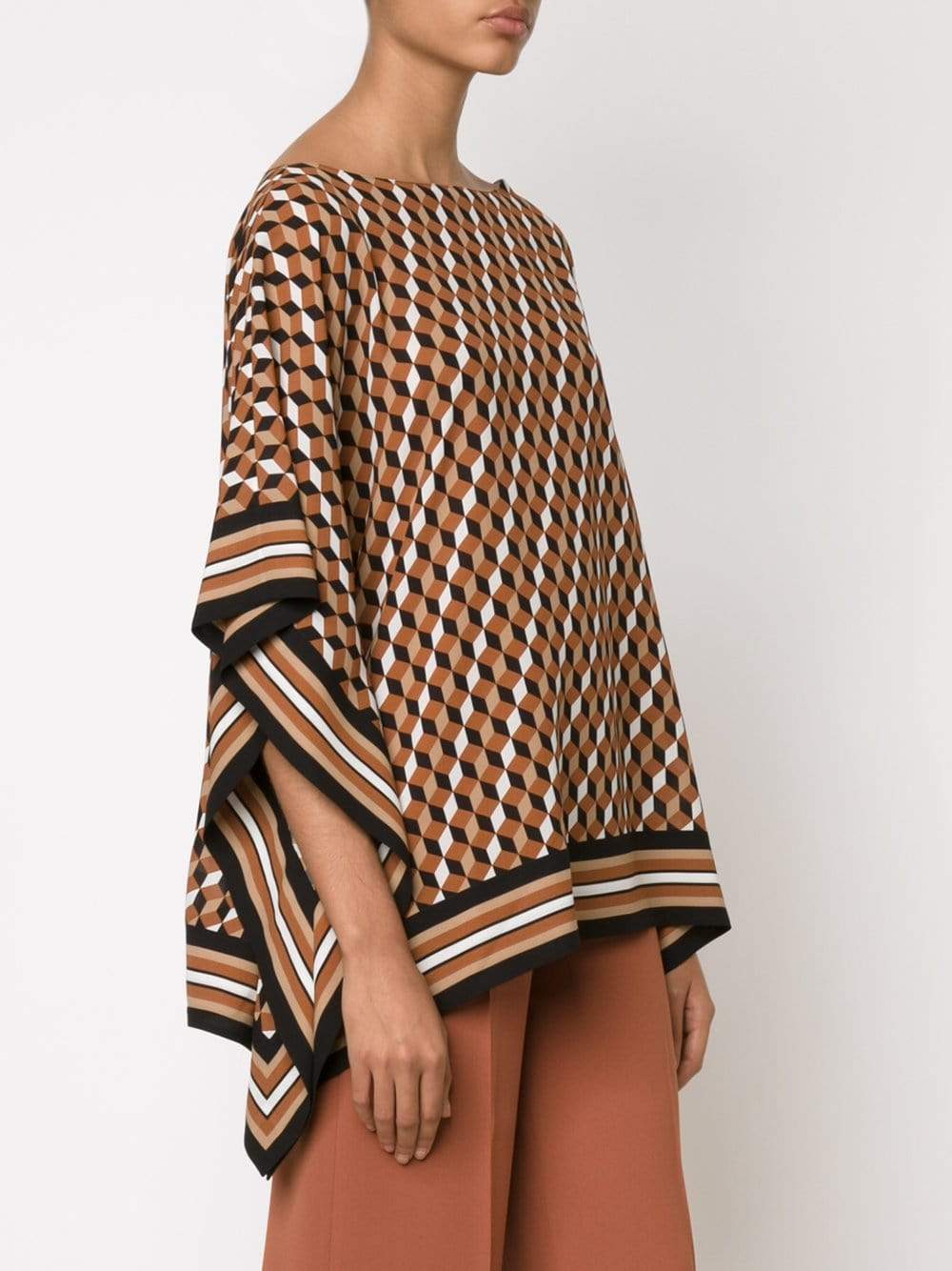 MICHAEL KORS-Scarf Tunic-CARAMEL
