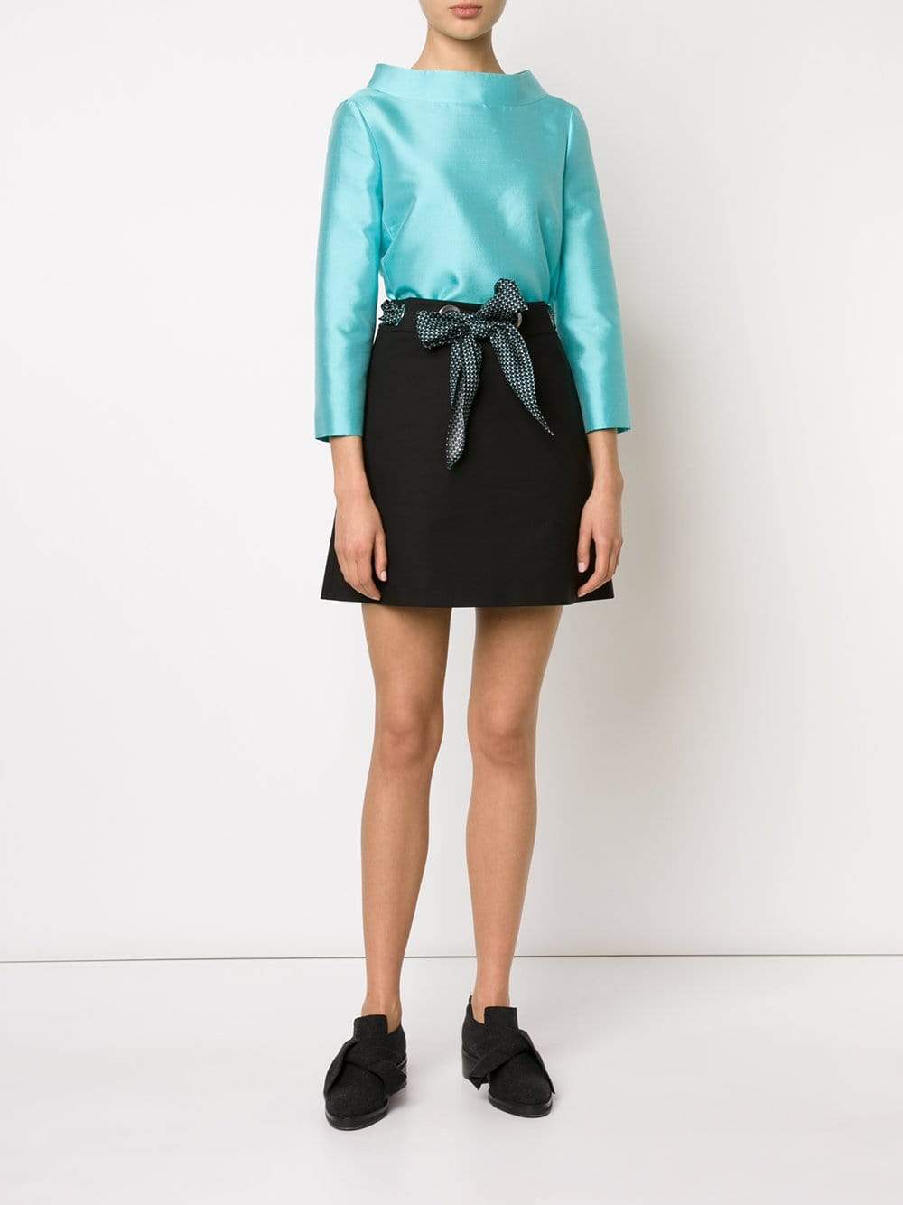 MICHAEL KORS-Stand Collar Tunic-