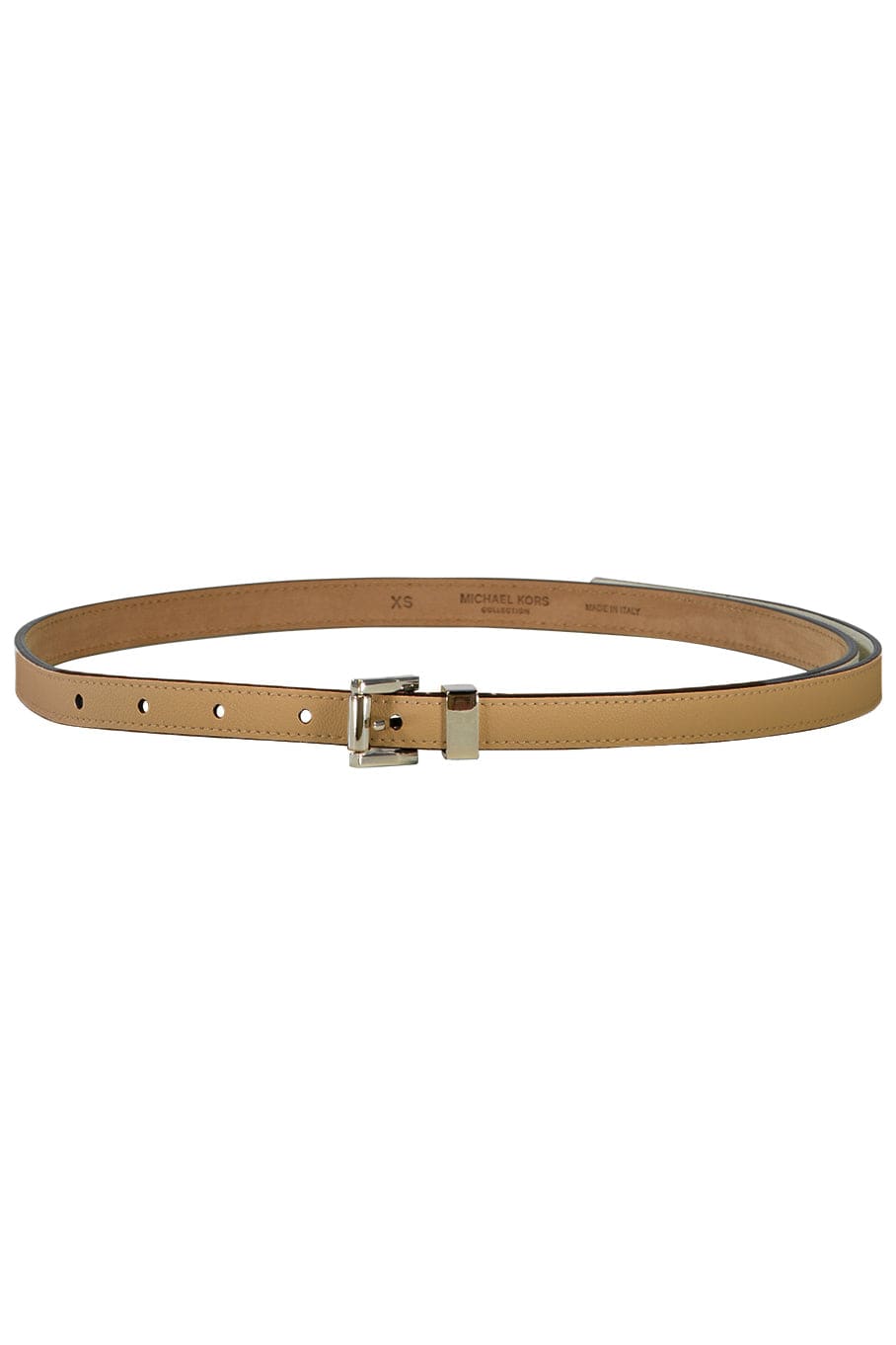 MICHAEL KORS COLLECTION-Solid Belt - Peanut-