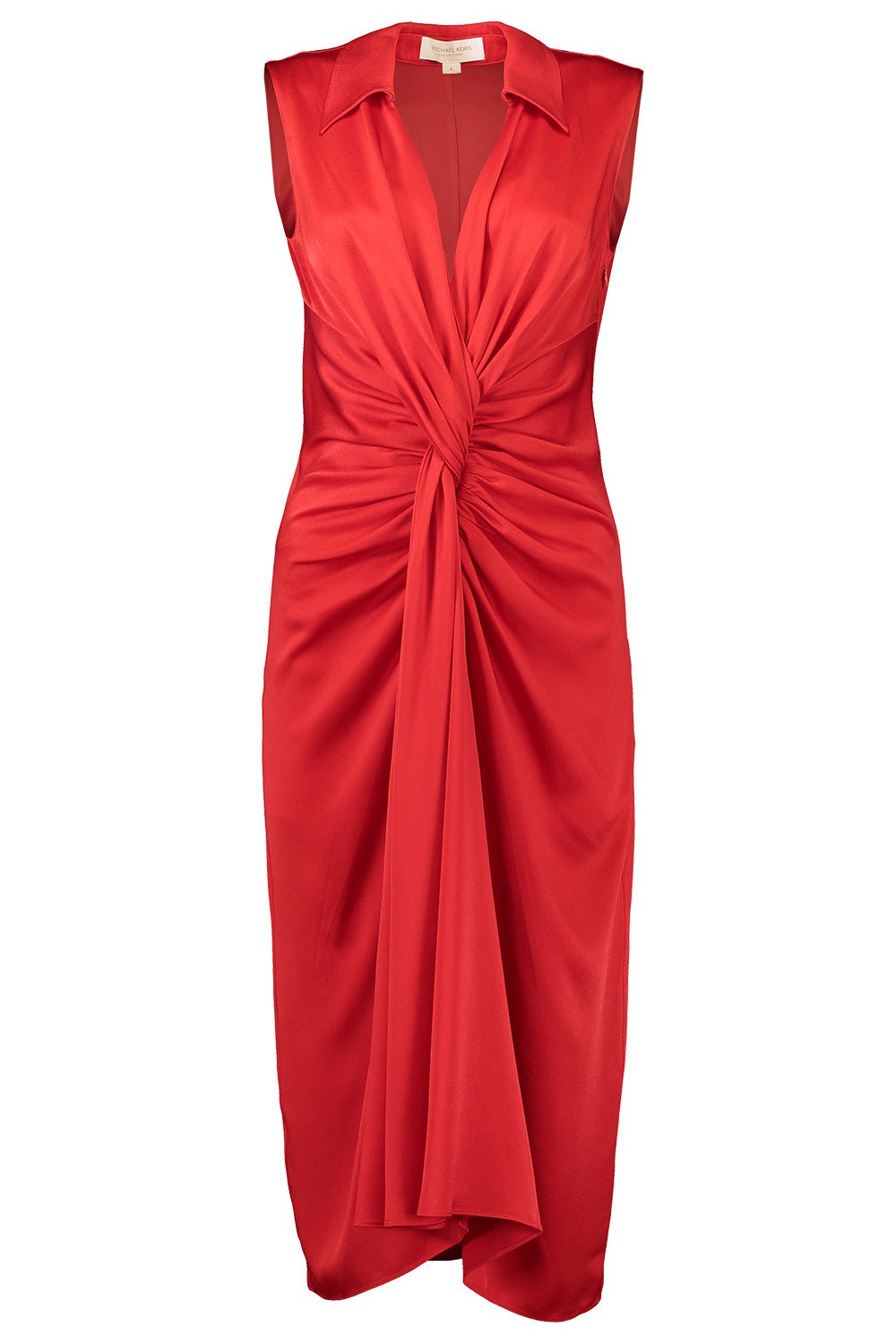 MICHAEL KORS COLLECTION-Drape Front Shirtdress-