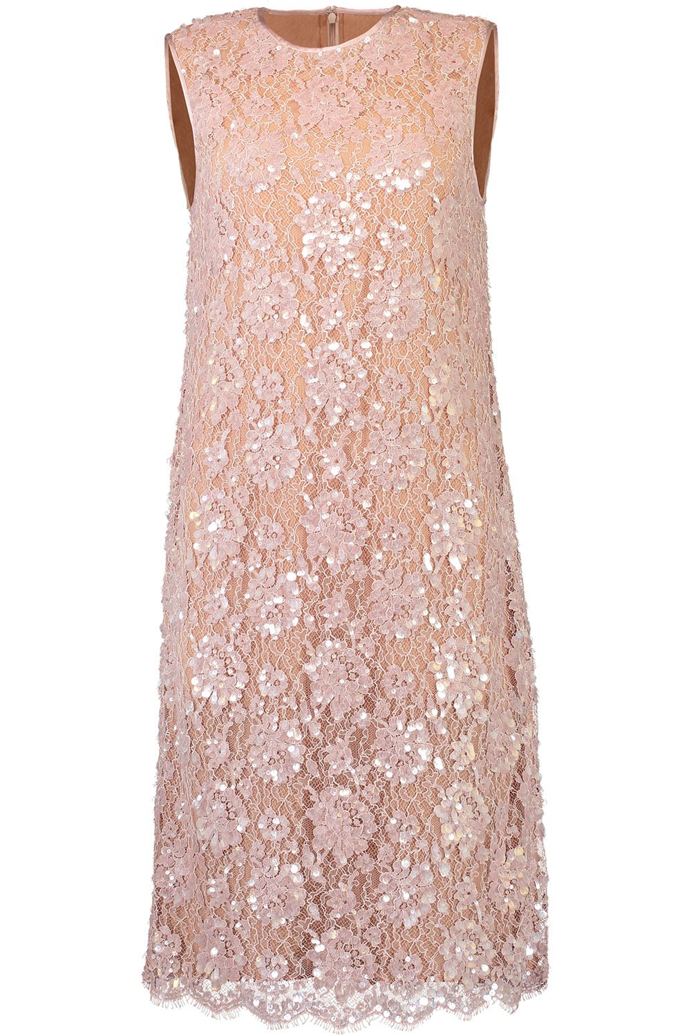 MICHAEL KORS COLLECTION-Crewneck Sheath Dress-
