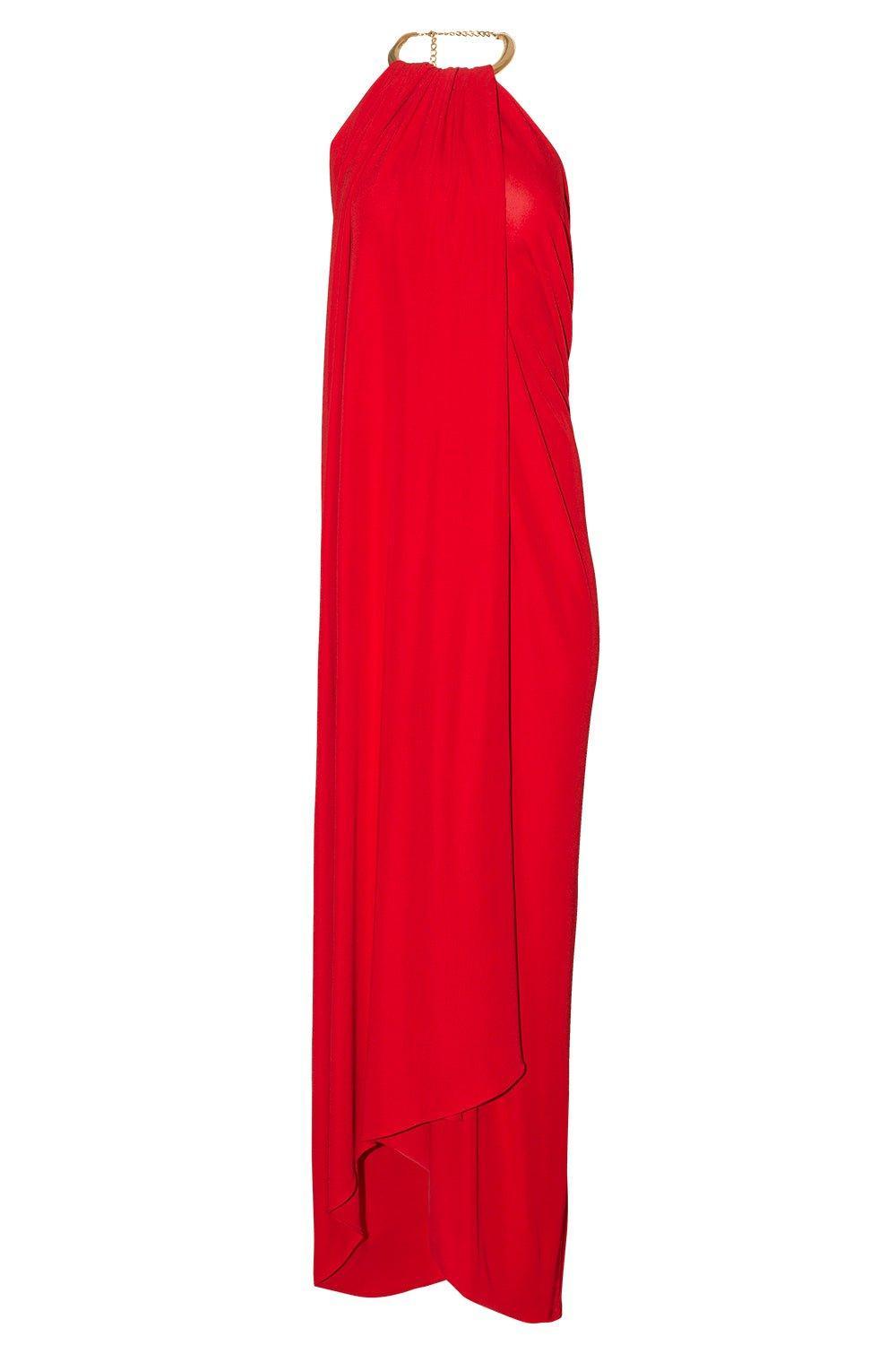  MICHAEL KORS COLLECTION-Halter Necklace Gown- 