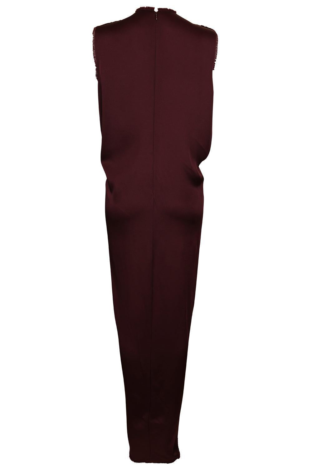  Sleeveless Draped Column Gown-RED-4-CLOTHINGDRESSGOWN-MICHAEL KORS COLLECTION 