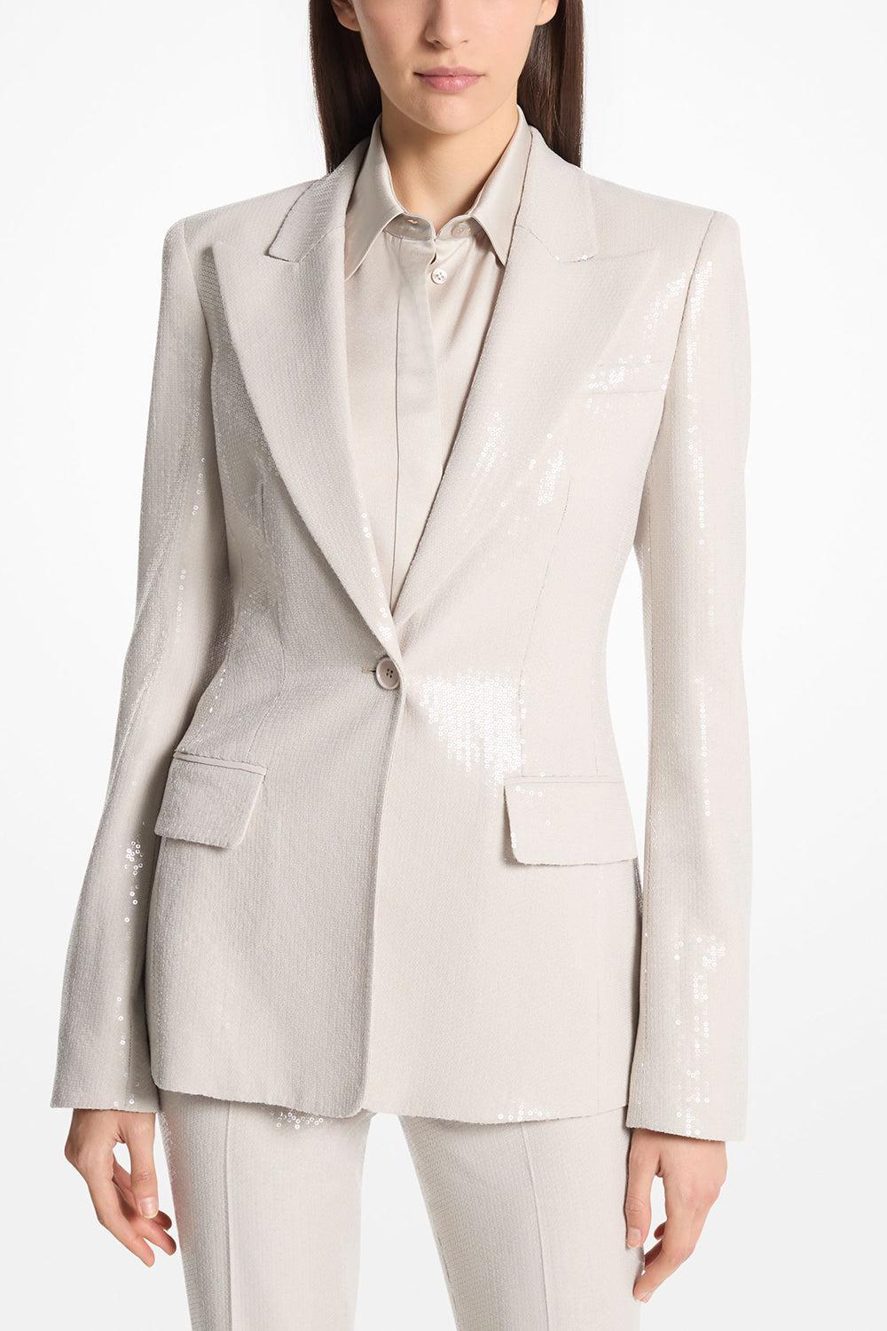 Georgina Blazer-OYSTER-4-CLOTHINGJACKETBLAZERS-MICHAEL KORS COLLECTION