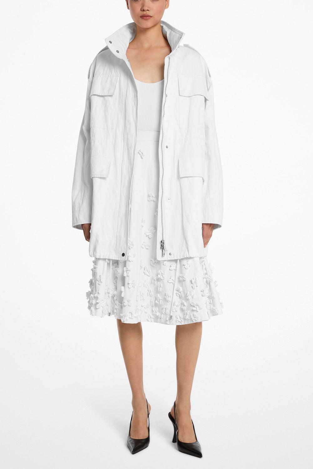 Crushed Oversized Coat-OPTIC WH-XS-CLOTHINGJACKETCASUAL-MICHAEL KORS