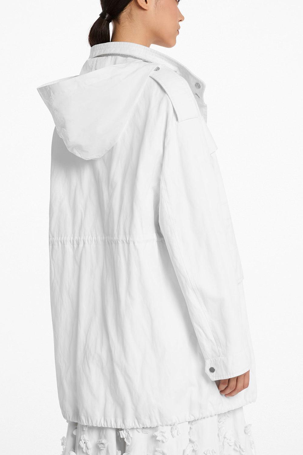 Crushed Oversized Coat-OPTIC WH-XS-CLOTHINGJACKETCASUAL-MICHAEL KORS