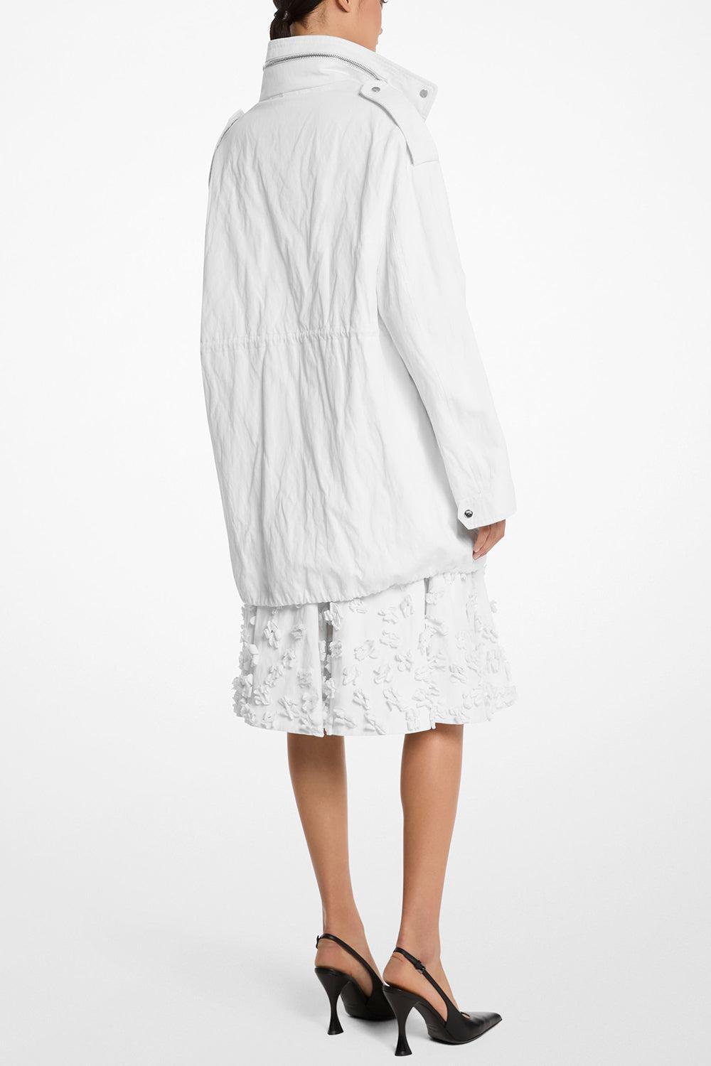Crushed Oversized Coat-OPTIC WH-XS-CLOTHINGJACKETCASUAL-MICHAEL KORS