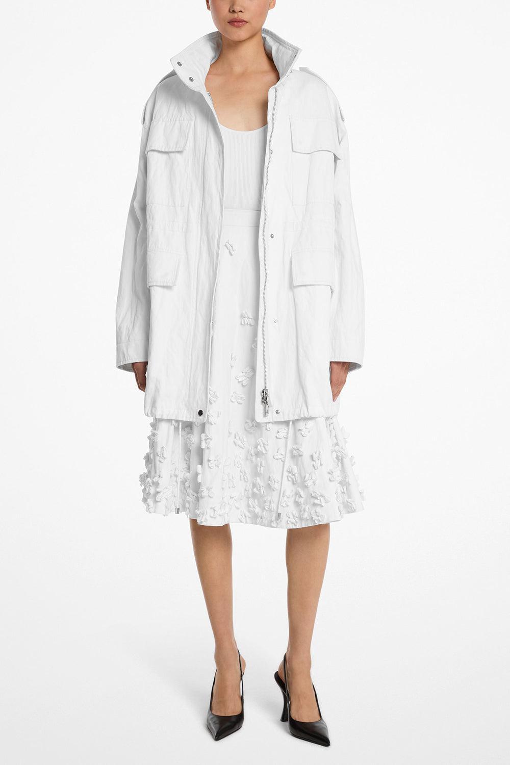 Oversized Anorak Coat-OPTCWHT-XS-CLOTHINGJACKETCASUAL-MICHAEL KORS COLLECTION