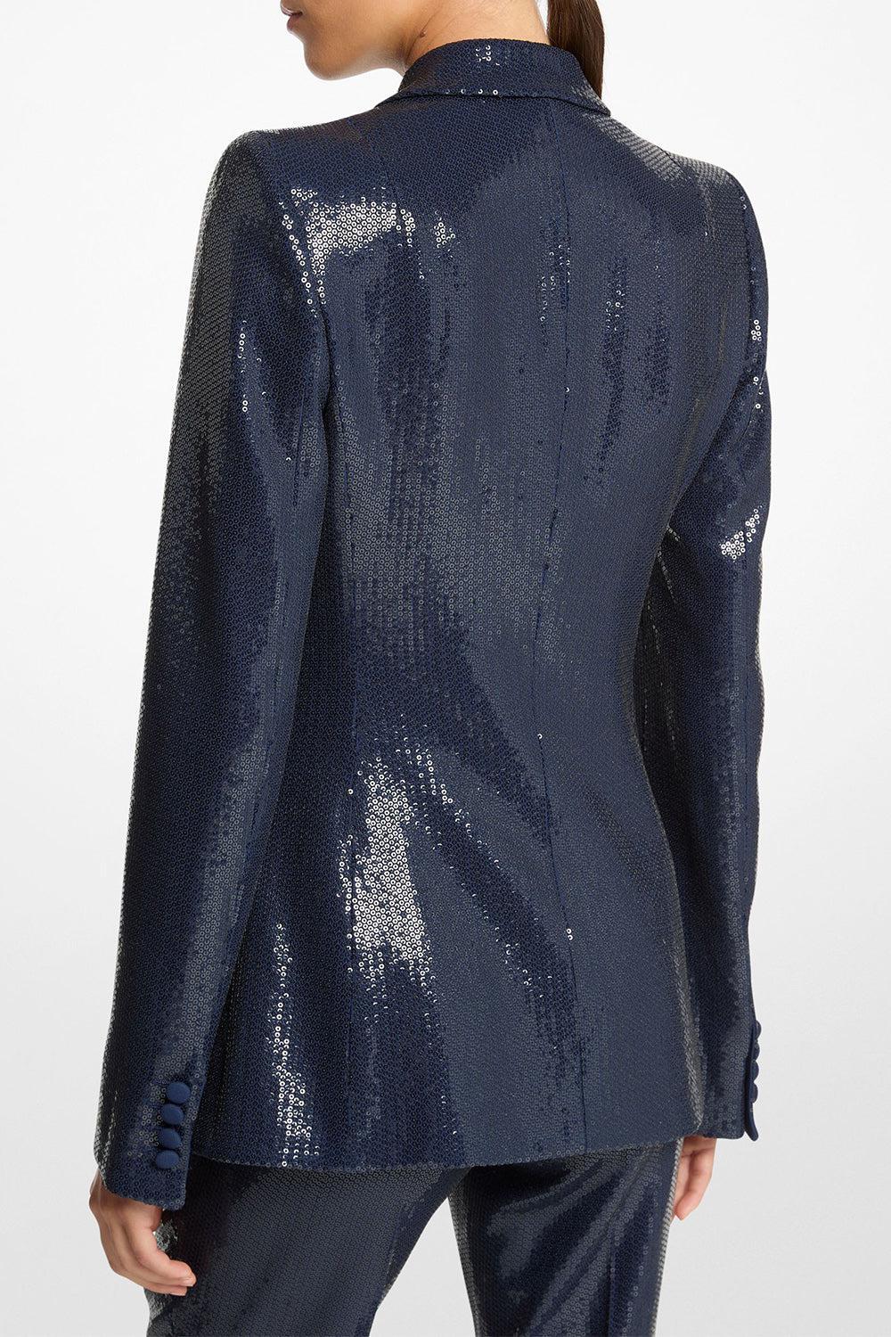Double Breasted Blazer - Maritime Sequin-MARITIME-4-CLOTHINGJACKETEVENING-MICHAEL KORS