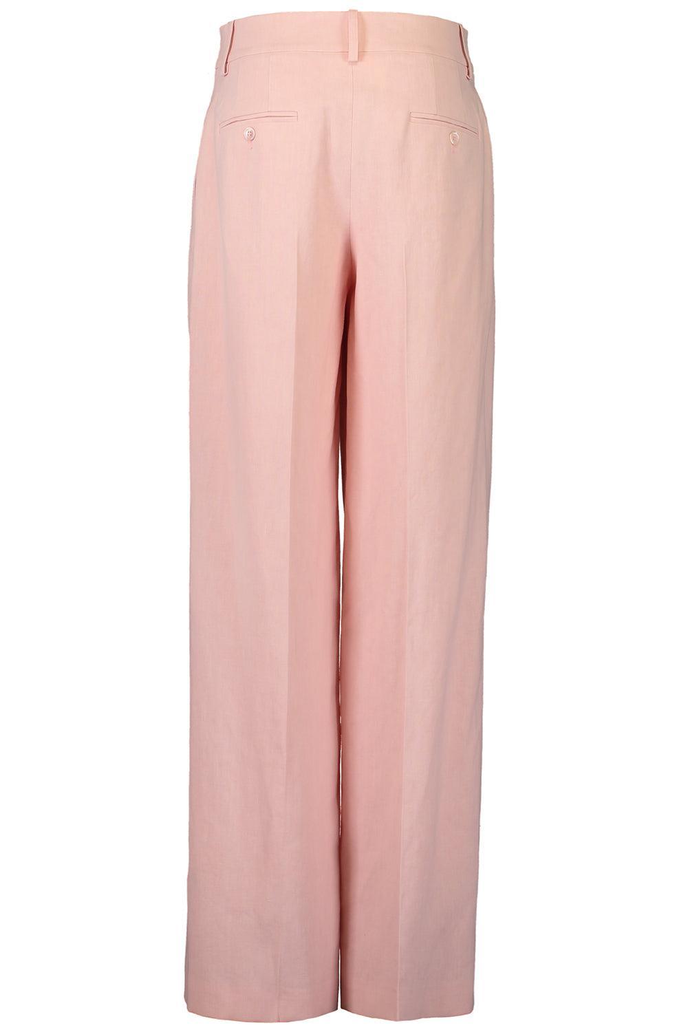 Pleated Slouch Trouser-PINK-4-CLOTHINGPANTWIDE LEG-MICHAEL KORS COLLECTION