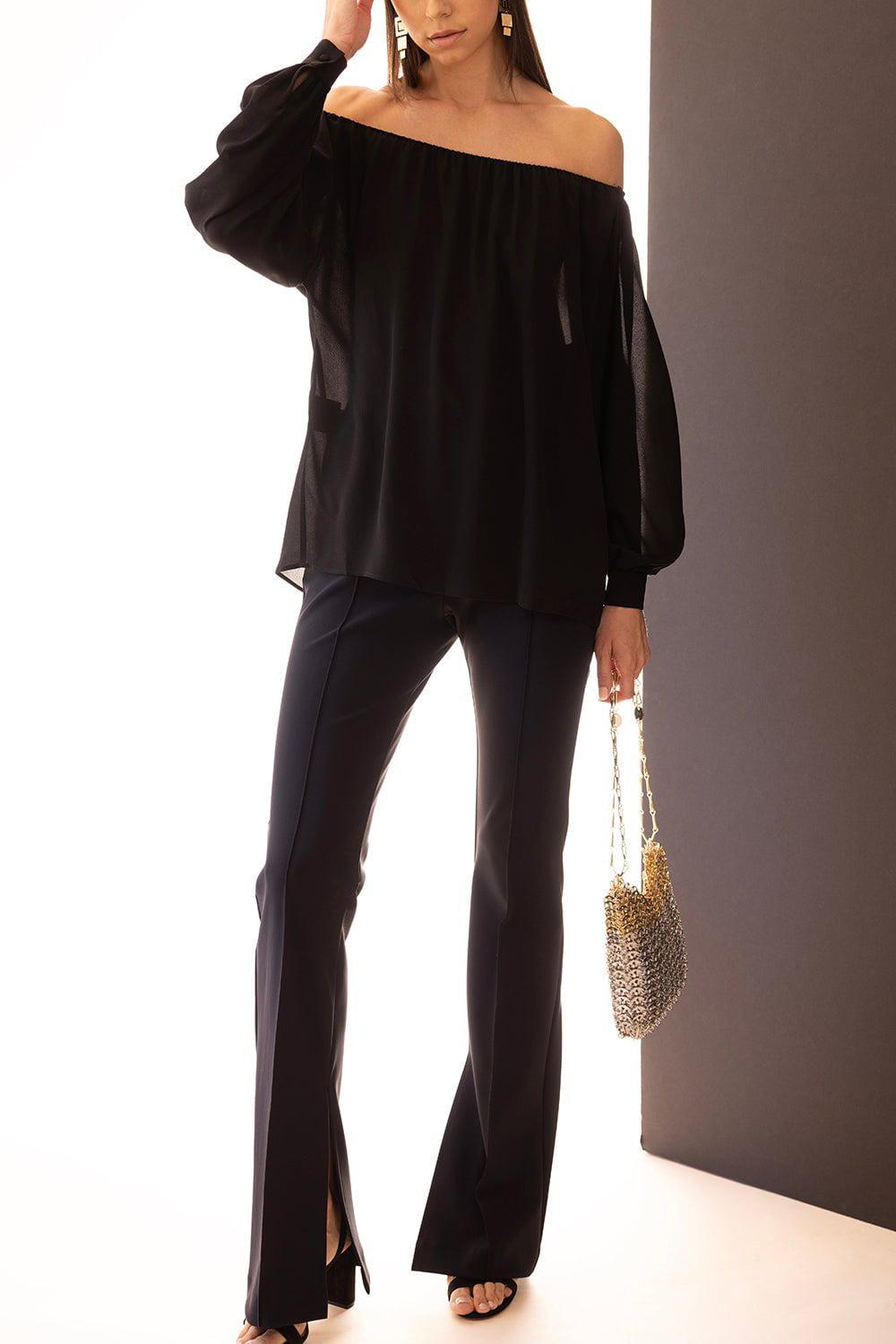 MICHAEL KORS COLLECTION-Off the Shoulder Top-