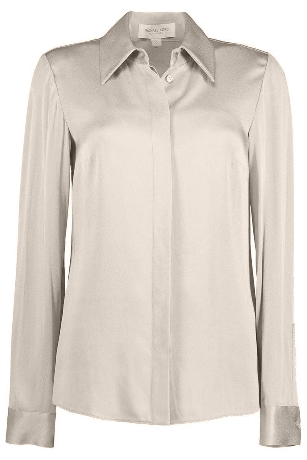 Hansen Shirt - Oyster-OYSTER-2-CLOTHINGTOPBLOUSE-MICHAEL KORS COLLECTION