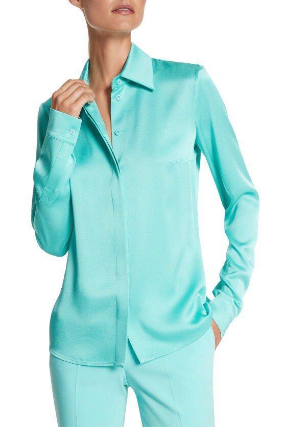 MICHAEL KORS COLLECTION-Hansen Shirt - Seafoam-