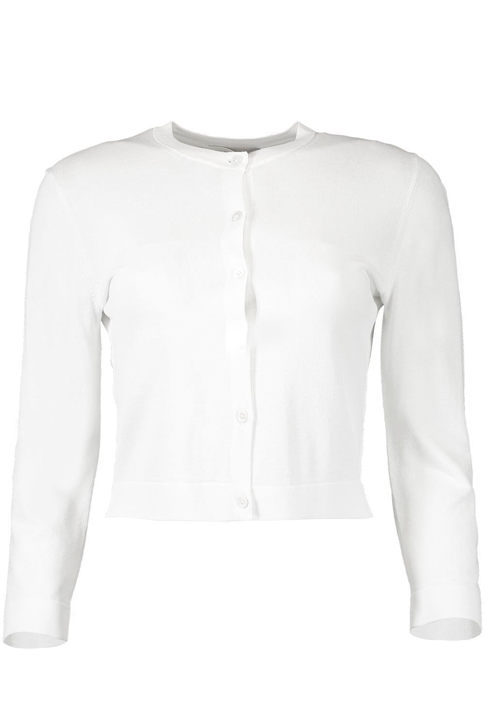 Baby Cardigan-OPTIC WH-XS-CLOTHINGTOPCARDIGAN-MICHAEL KORS COLLECTION