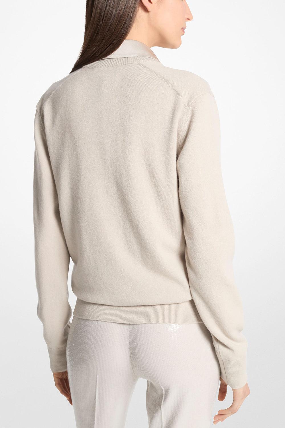 Neck Pullover-OYSTER-XS-CLOTHINGTOPKNITS-MICHAEL KORS COLLECTION