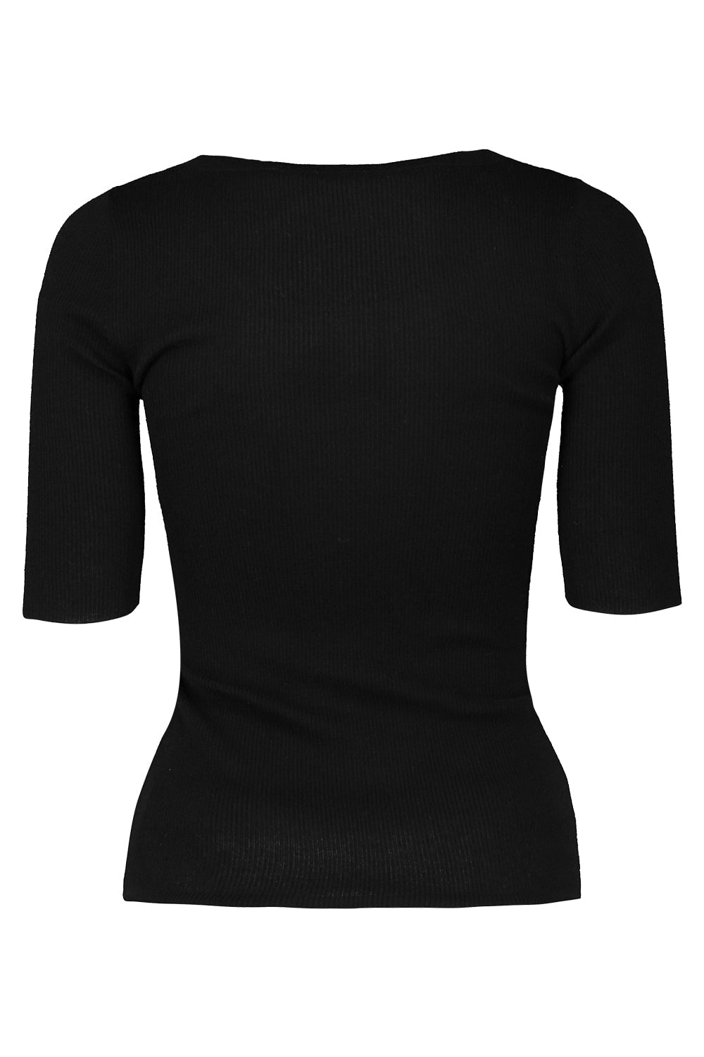 MICHAEL KORS COLLECTION-Scoopneck Tee - Black-