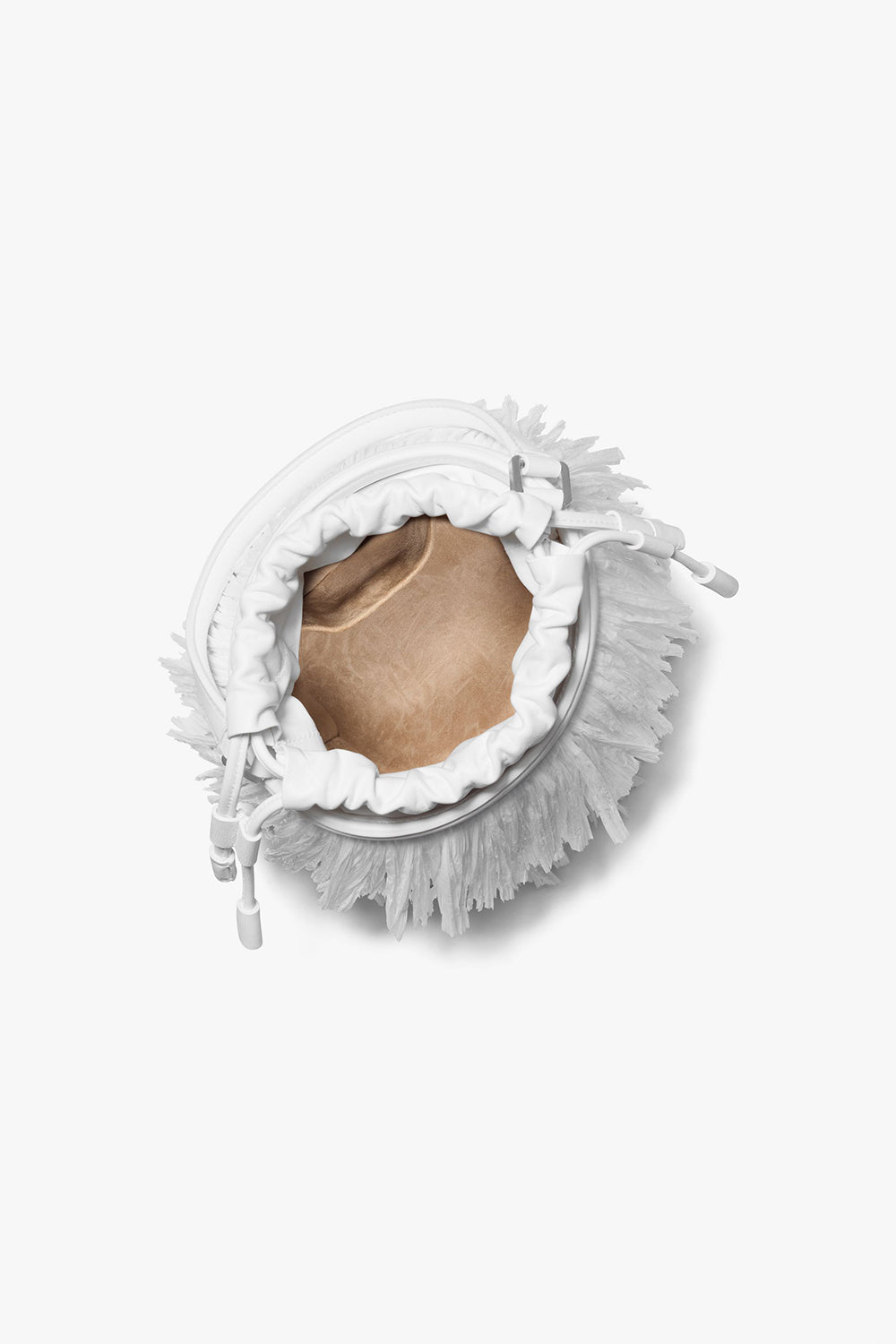 Mini Ischia Bucket Bag - Optic White-OPTIC WH-O/S-HANDBAGSHOULDER-MICHAEL KORS COLLECTION