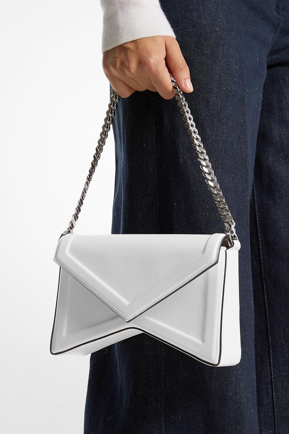 Manhatta Bag - Optic White-OPTIC WH-HANDBAGSHOULDER-MICHAEL KORS COLLECTION