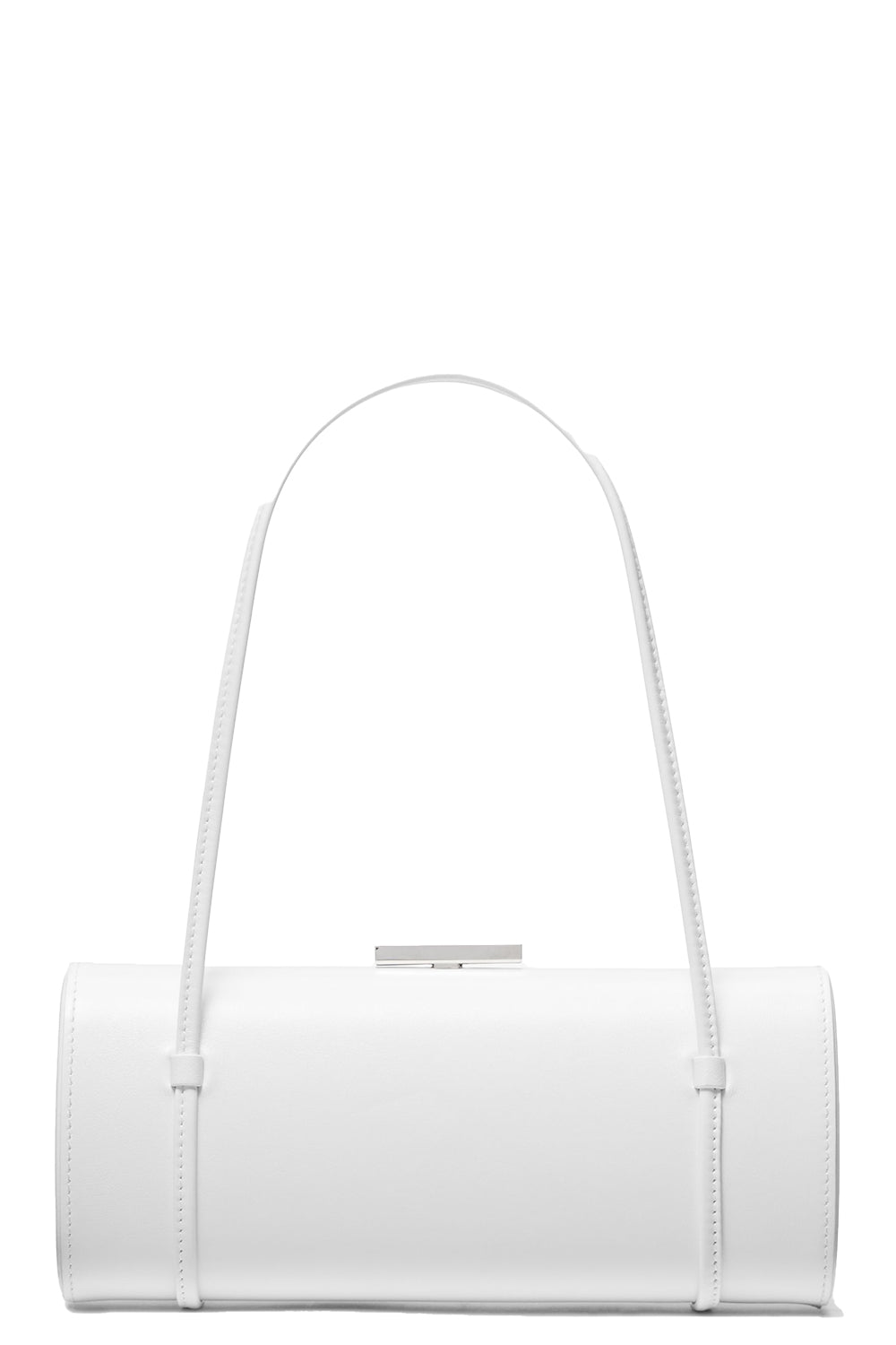 Natalie Barrel Bag - Optic White-OPTIC WH-HANDBAGSHOULDER-MICHAEL KORS COLLECTION