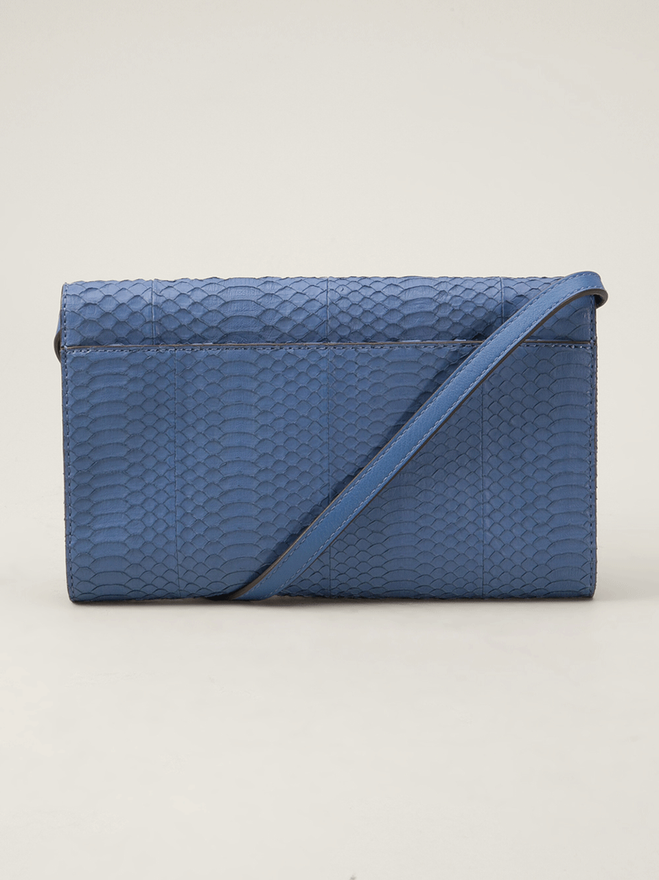 MICHAEL KORS-Gia Clutch With Lock-CHAMBRAY