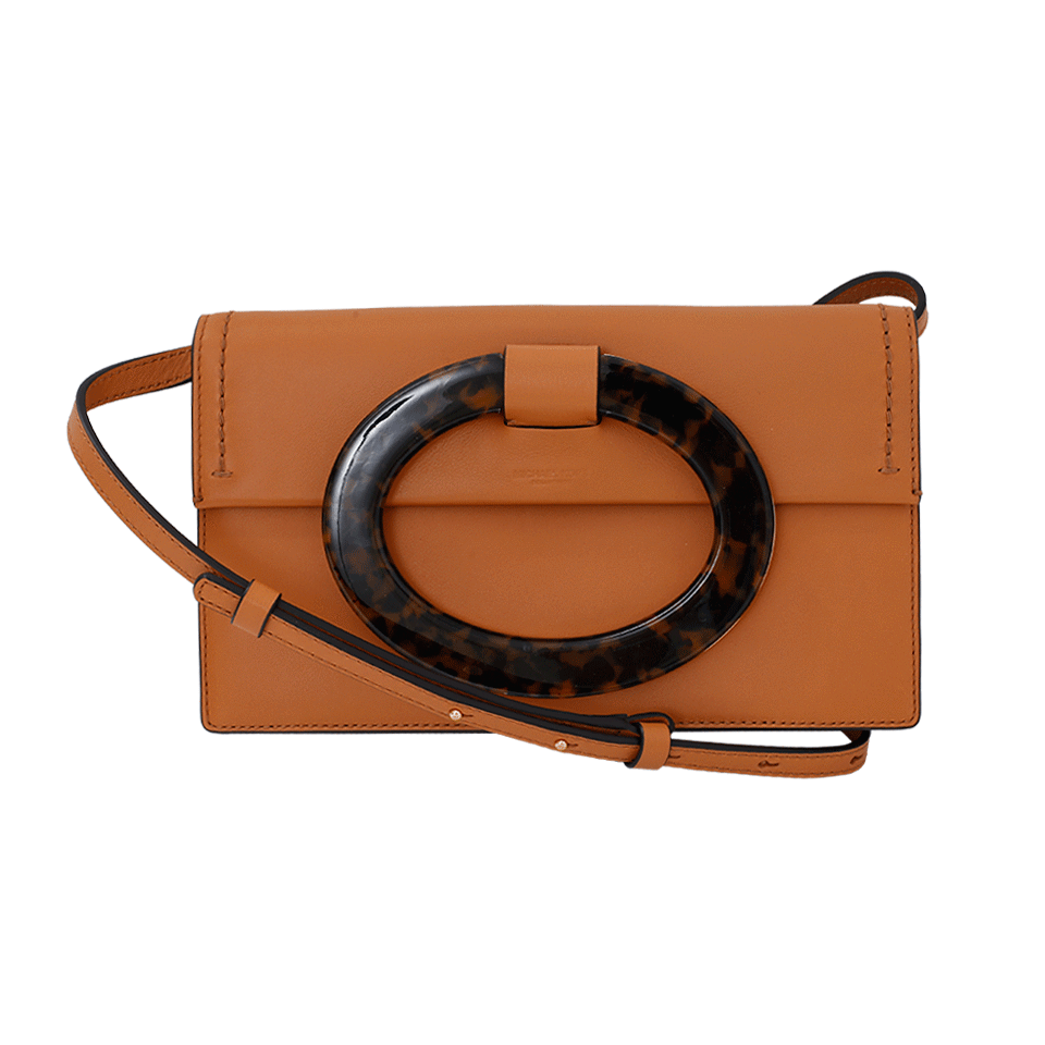 MICHAEL KORS-Baxter Clutch-RATTAN