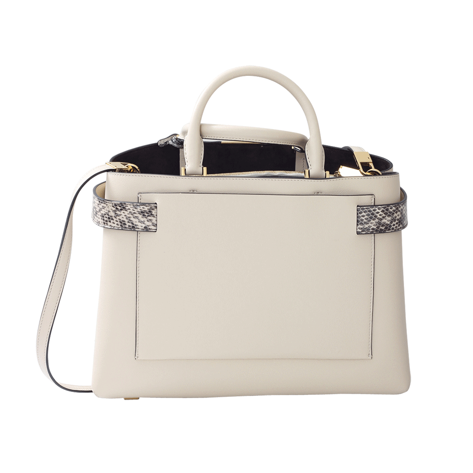 MICHAEL KORS-Bette Large Satchel-VANILLA