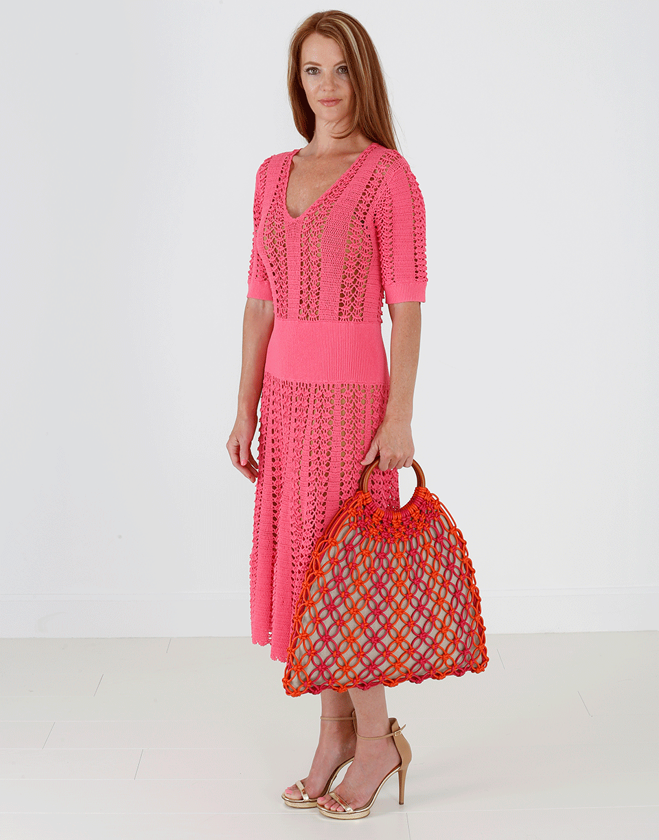 MICHAEL KORS-Cooper Knotted Ring Tote-CLEM/RA