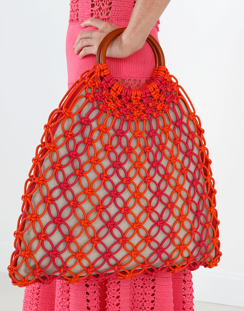 MICHAEL KORS-Cooper Knotted Ring Tote-CLEM/RA