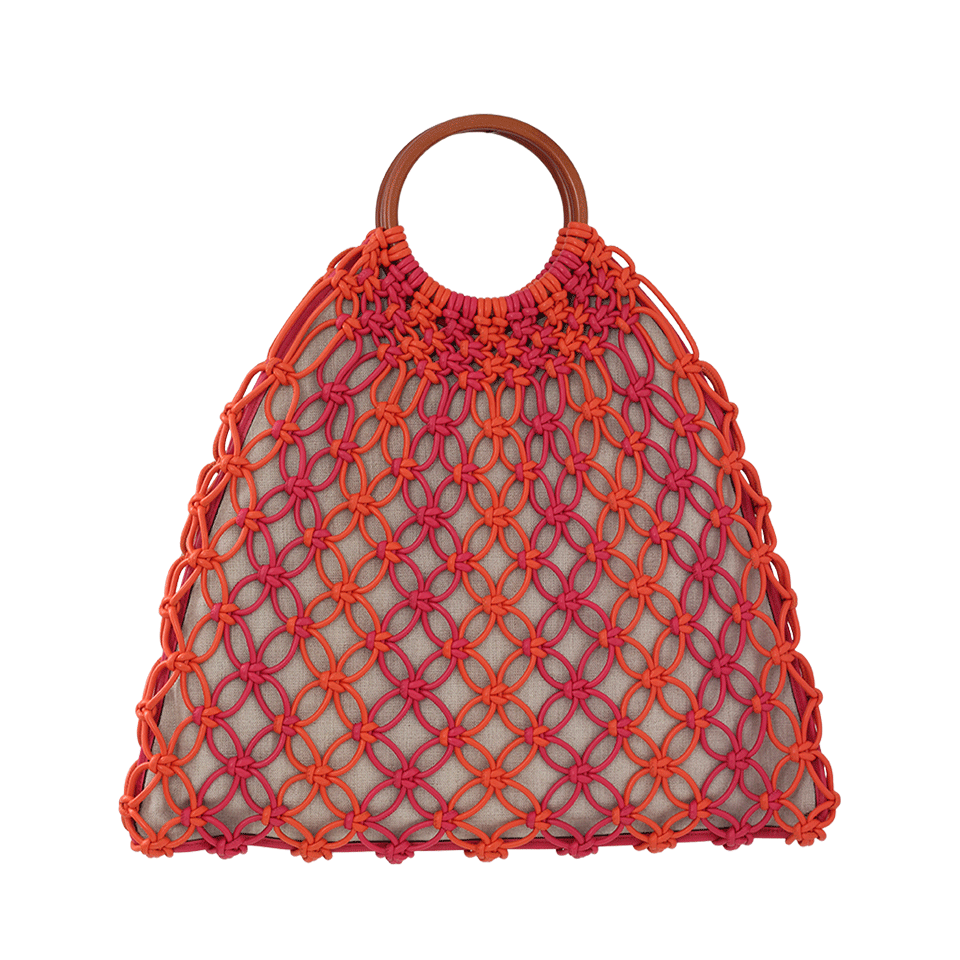 MICHAEL KORS-Cooper Knotted Ring Tote-CLEM/RA