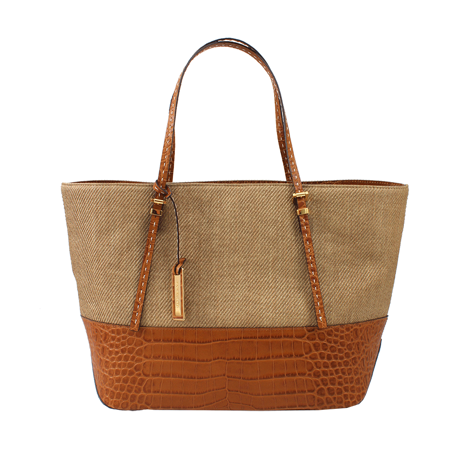 MICHAEL KORS-Gia Double Layer Tote-LUGGAGE