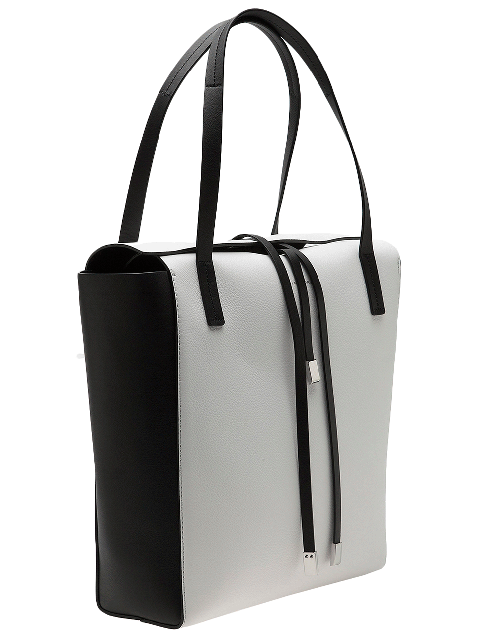 MICHAEL KORS-Miranda Colorblock Tote-OPTICWHT