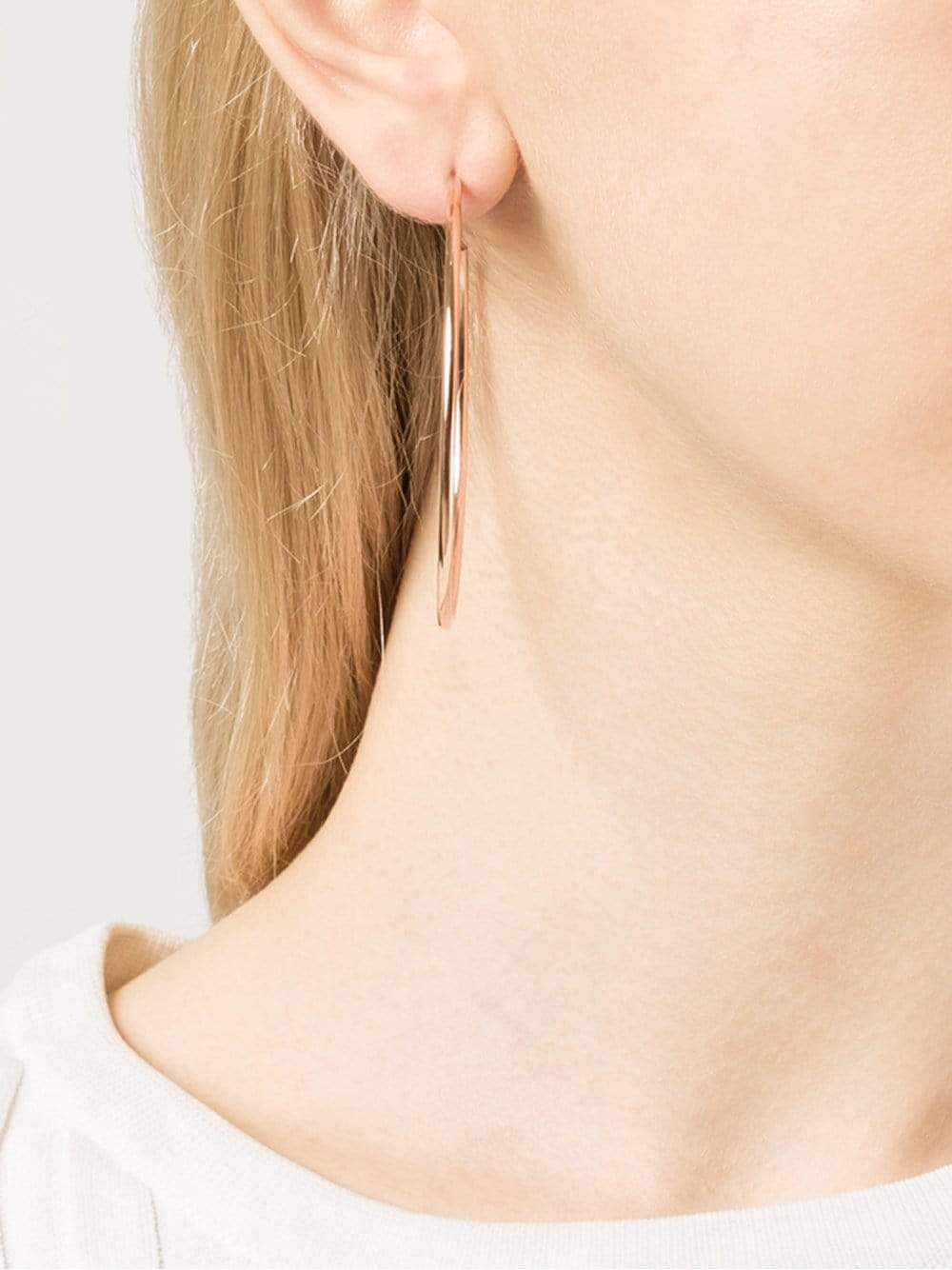 MICHAEL KORS JEWELRY-Skinny Hoop Earrings-ROSE GOLD