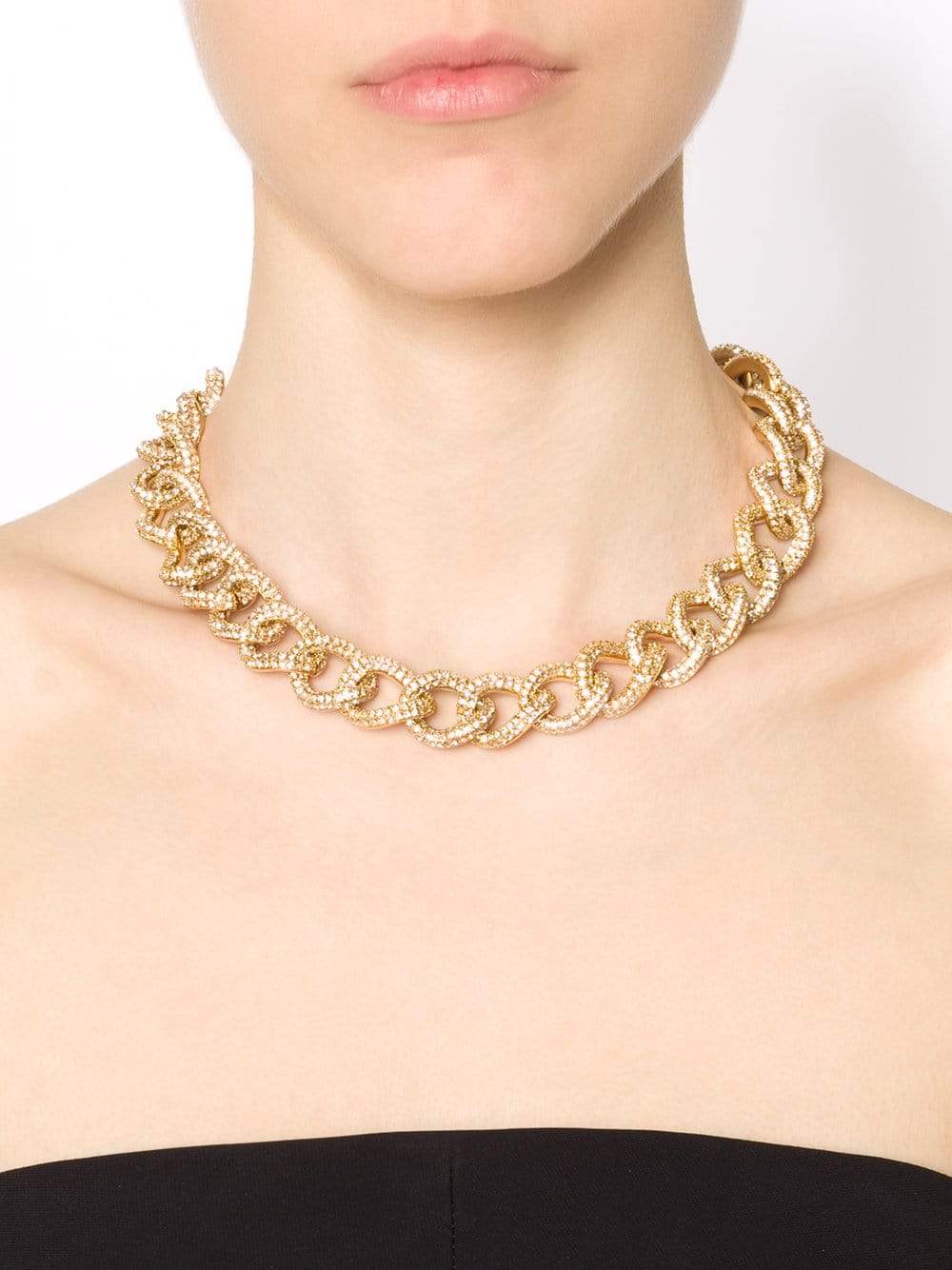 MICHAEL KORS JEWELRY-Cable Chain Collar Necklace-GOLD