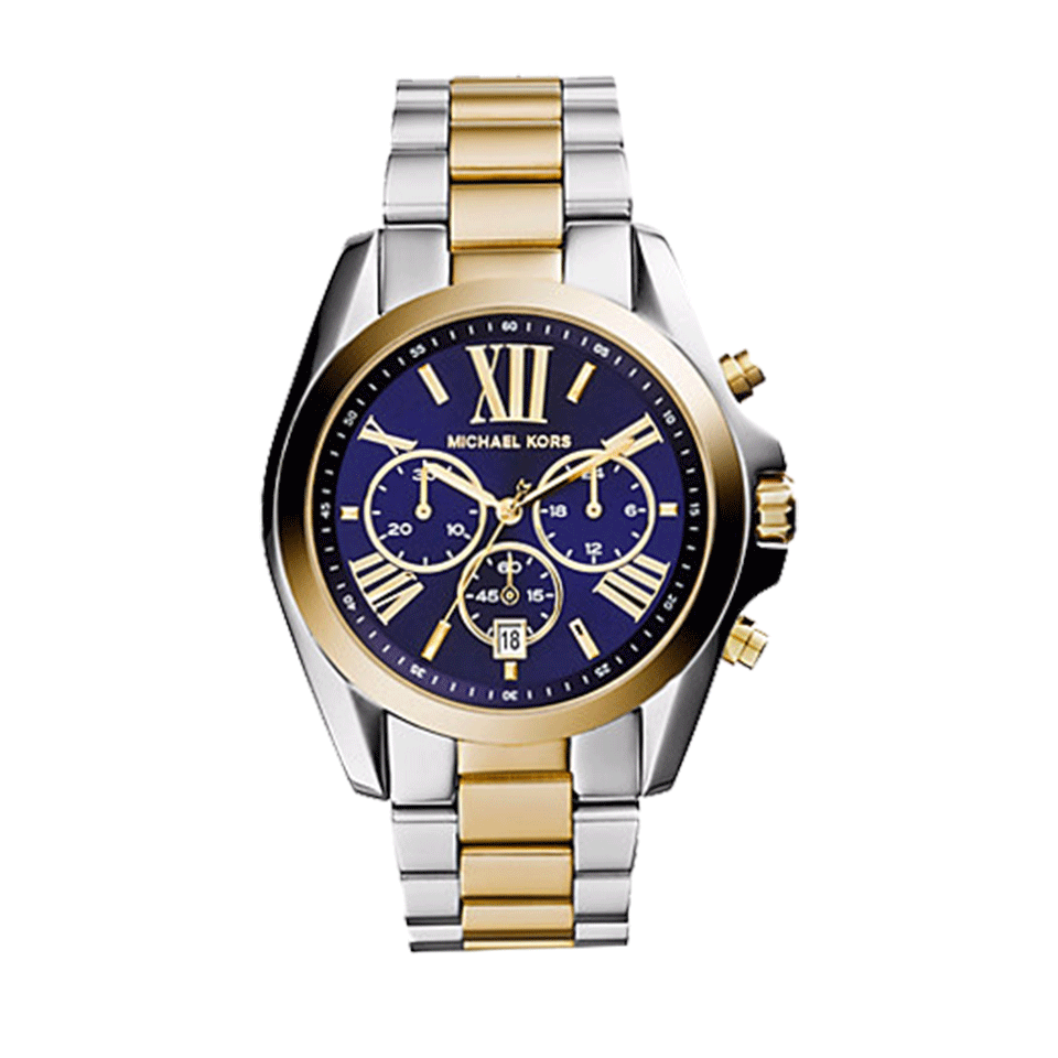 MICHAEL KORS WATCH-Bradshaw Two-Tone Watch-GLD/SLVR