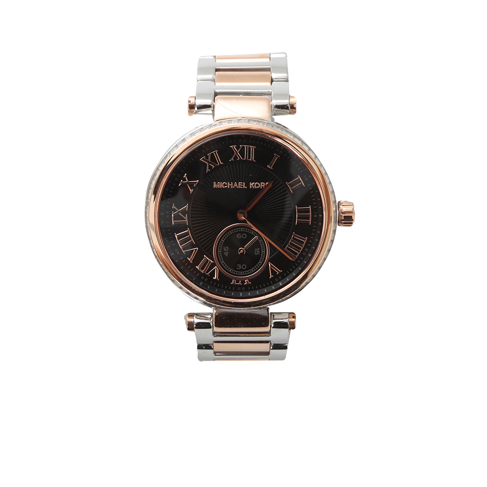 MICHAEL KORS WATCH-Skylar Glitz Watch-RG/SLVR