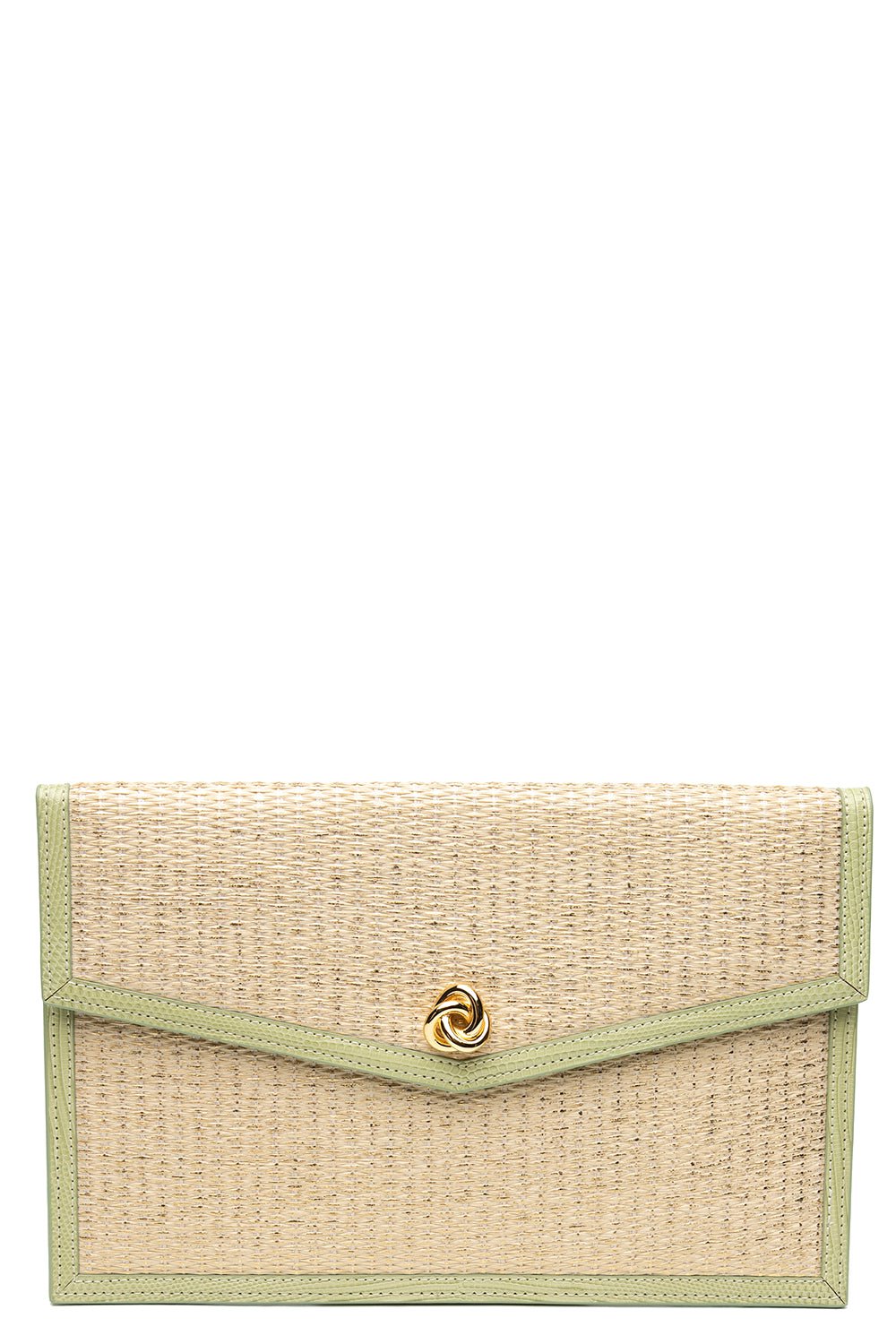 MICHELLE WILHITE-Brick Clutch - Ivory Pistachio-IVOR/PST