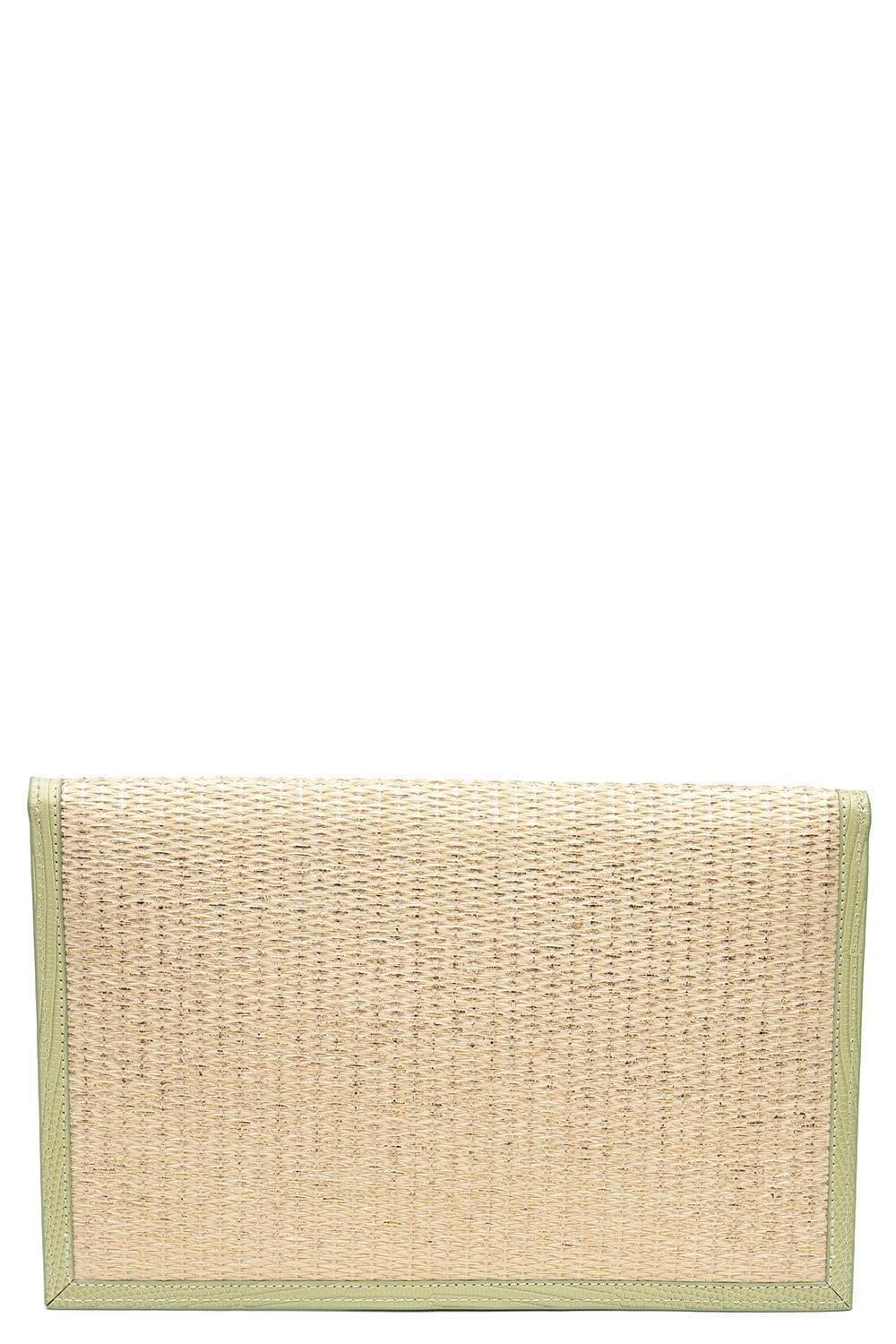 MICHELLE WILHITE-Brick Clutch - Ivory Pistachio-IVOR/PST