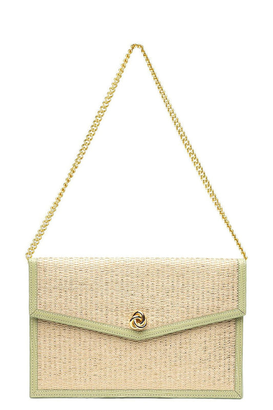 MICHELLE WILHITE-Brick Clutch - Ivory Pistachio-IVOR/PST