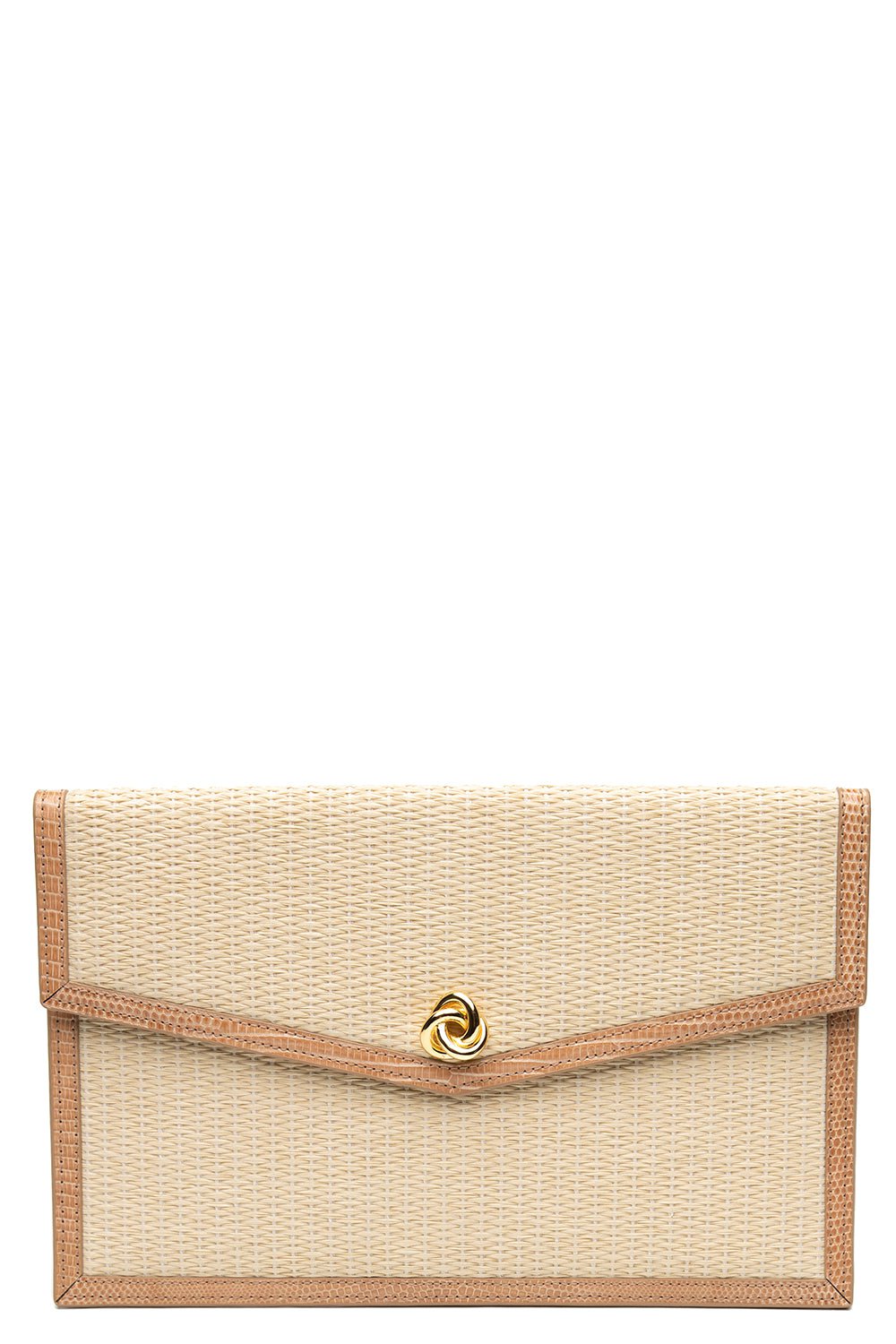 MICHELLE WILHITE-Brick Clutch - Natural-NAT/CAML