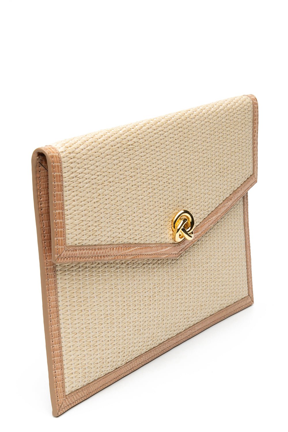 MICHELLE WILHITE-Brick Clutch - Natural-NAT/CAML