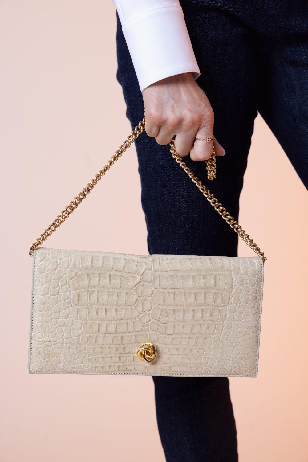 MICHELLE WILHITE-Eloise Clutch - Bone-O/S