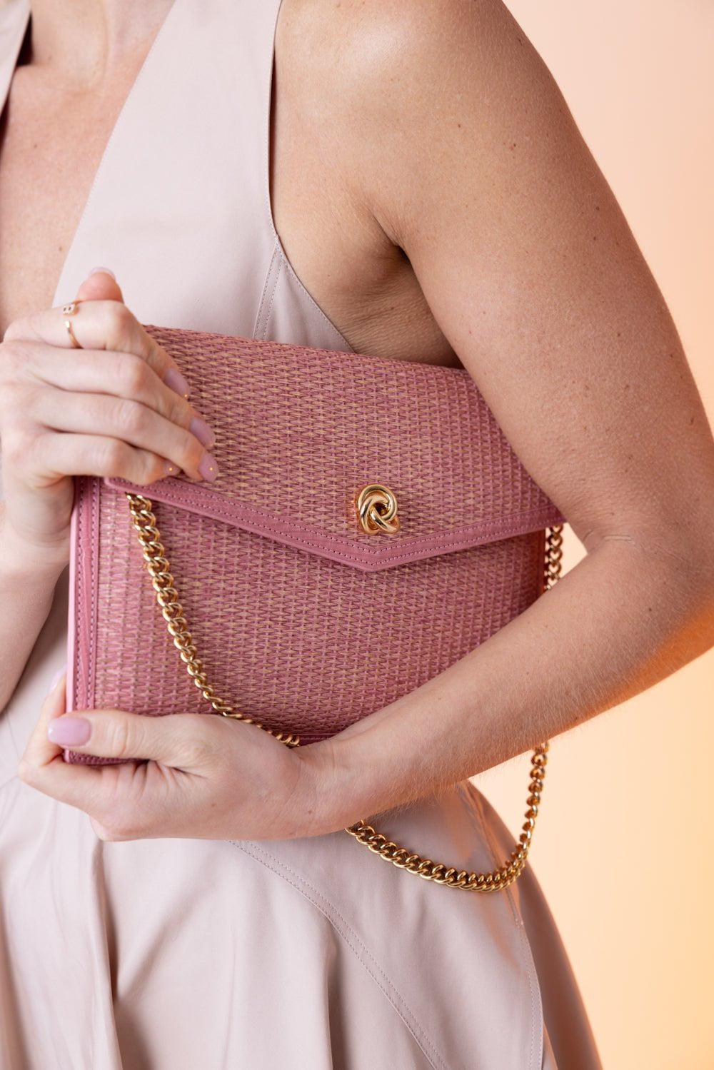 MICHELLE WILHITE-Brick Clutch - Pink-PNK/PNK