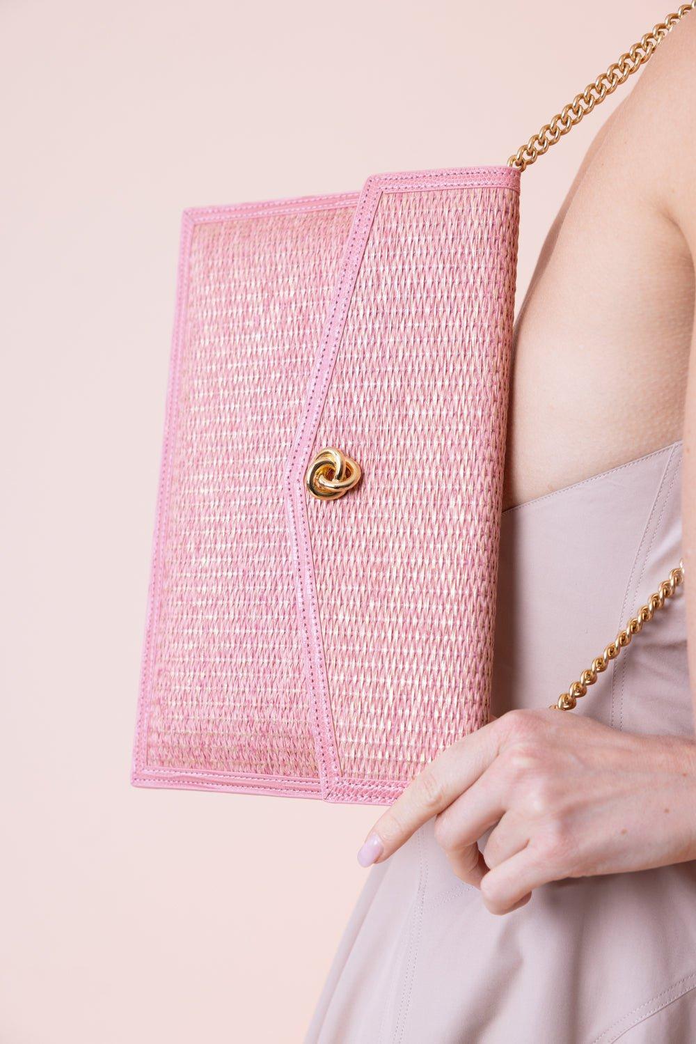 MICHELLE WILHITE-Brick Clutch - Pink-PNK/PNK