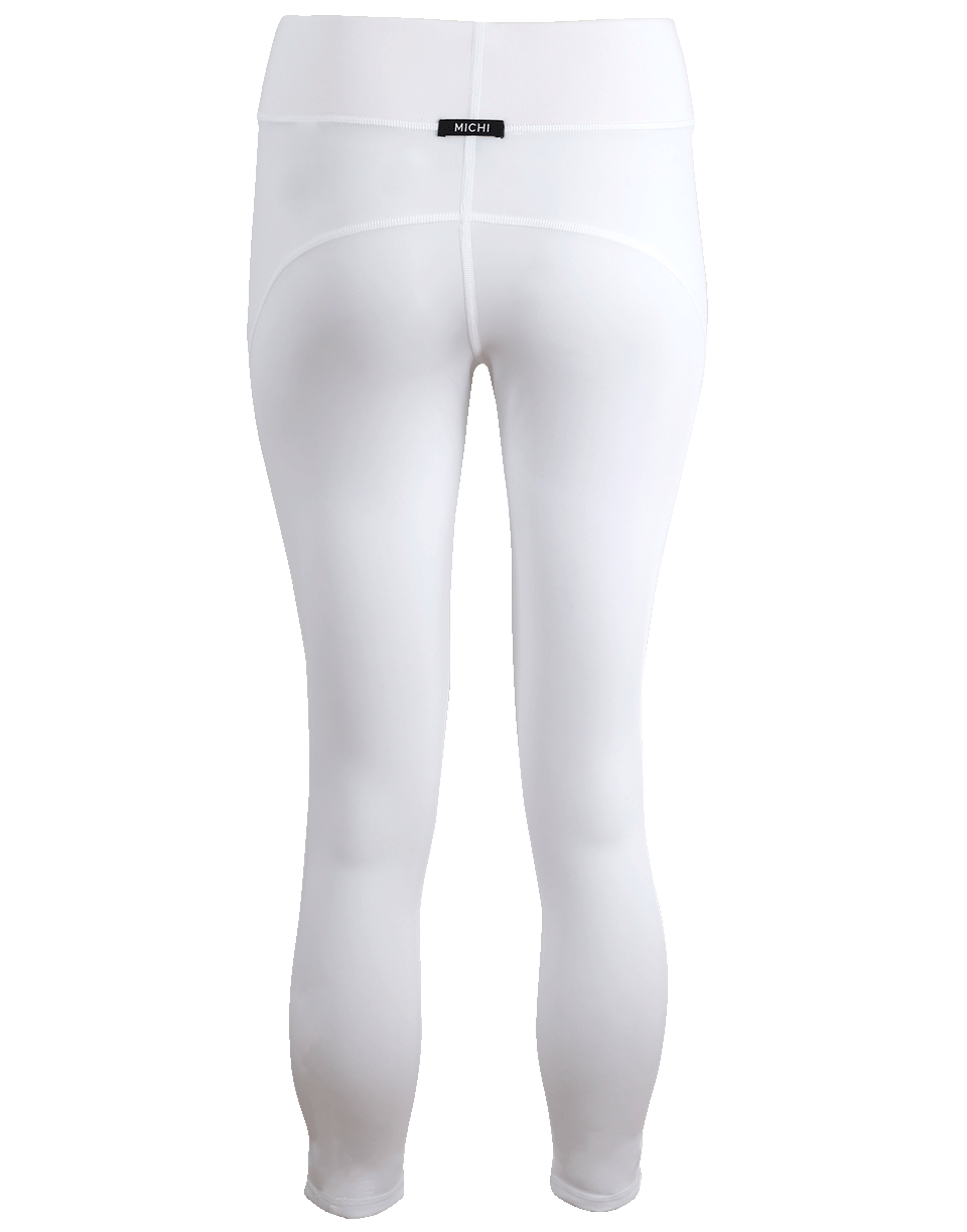 MICHI-Medusa Crop Legging-WHITE