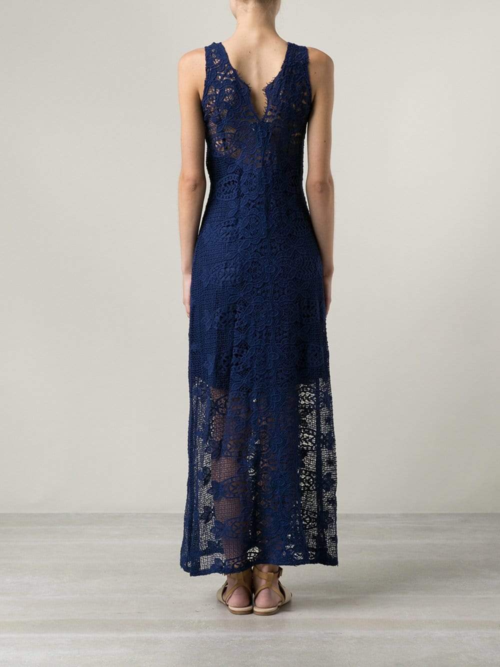 MIGUELINA-Eve Cotton Crochet Dress And Slip-