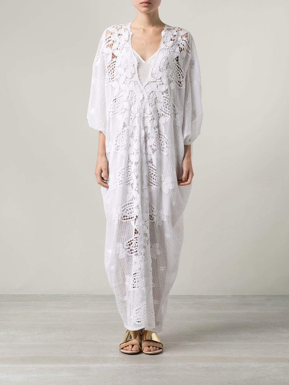 MIGUELINA-Lined Rachel V-Neck Caftan-