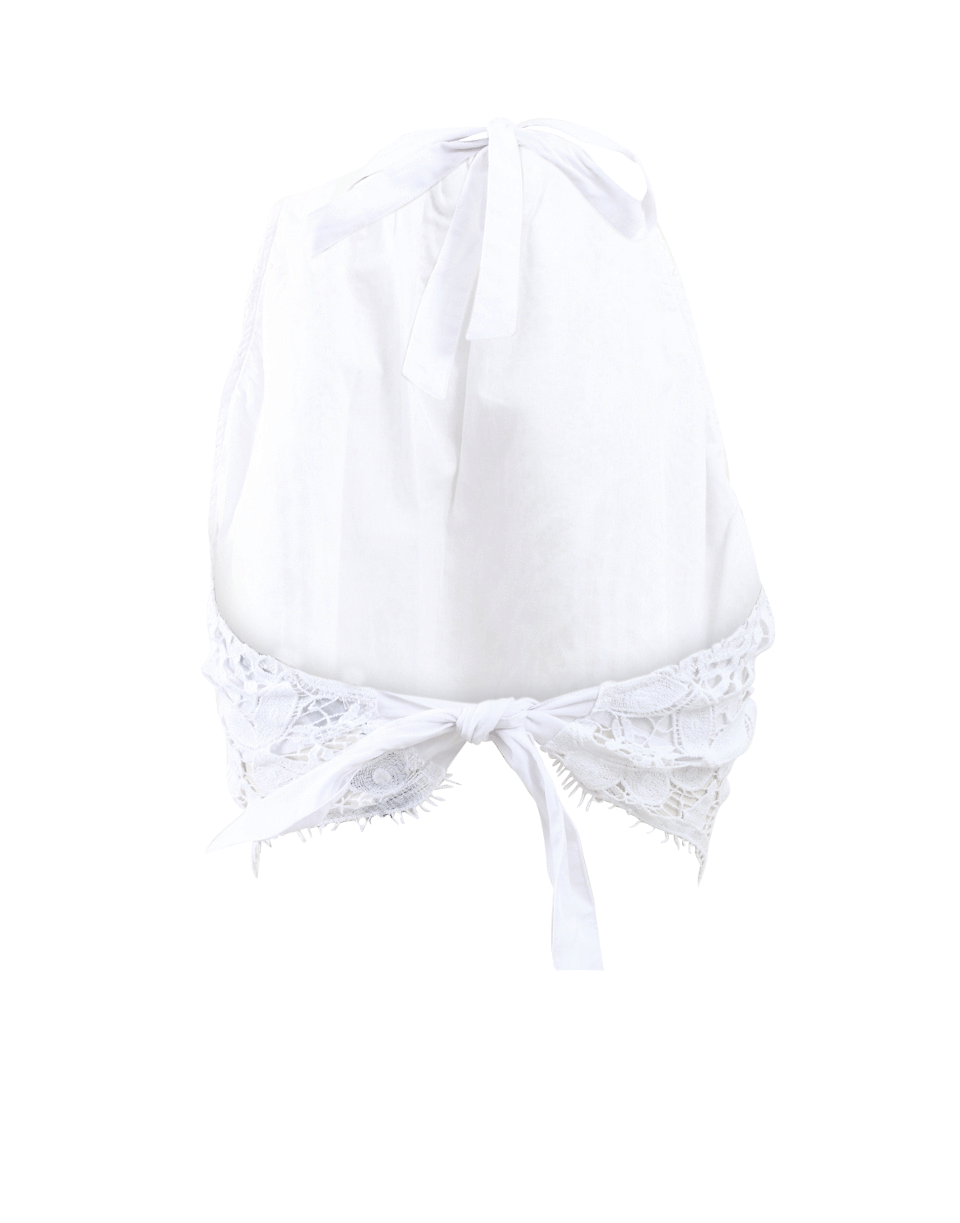 MIGUELINA-Mari Halter Crop Top-