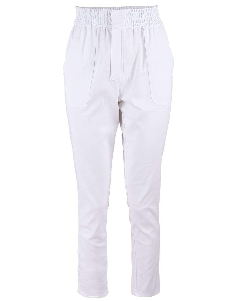 MIMI LIBERTE-White Cotton Pants-