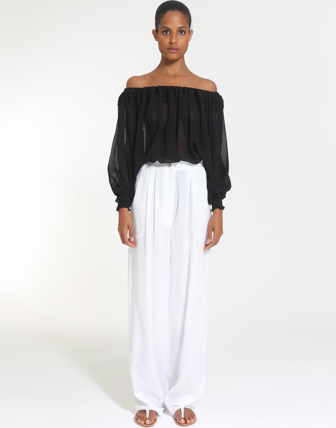 MIMI LIBERTE-Black Sailor Blouse-